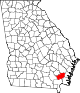 80px-Map_of_Georgia_highlighting_Brantley_County.svg