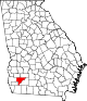 80px-Map_of_Georgia_highlighting_Baker_County.svg